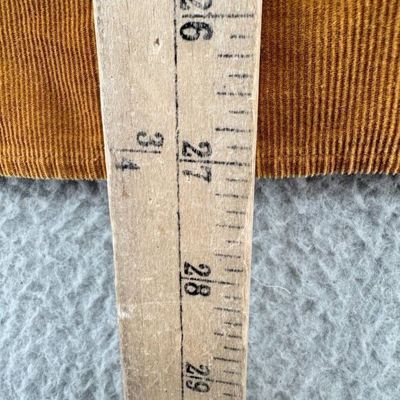 Uniqlo Shirt Mens Size XS Mustard Corduroy Long Sleeve - Picture 6 of 9